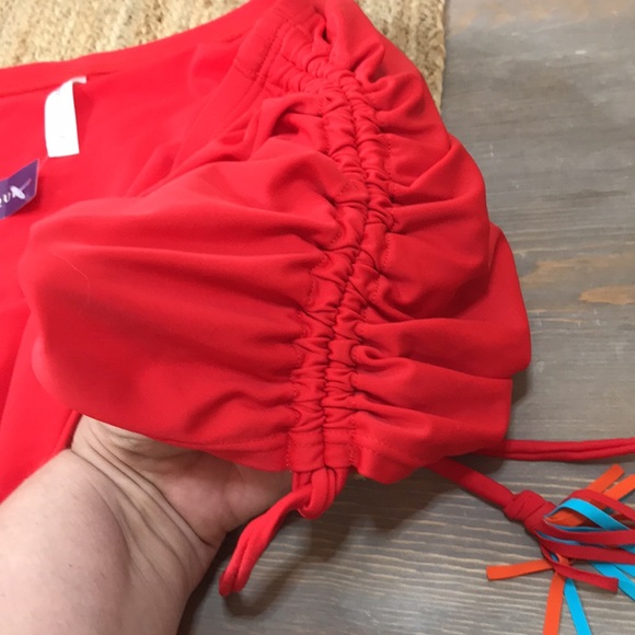 🌴 Swim by Cacique (NWT) 🌴…Women’s 24…Red Swim Bottoms/Skort! - Picture 9 of 13
